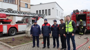 Пожарно-тактические занятия провели в пансионате Никольский парк