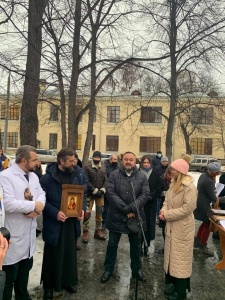 Директор пансионата ветеранов «Никольский парк» Альберт Юсупов принял участие в установке бронзового  бюста.