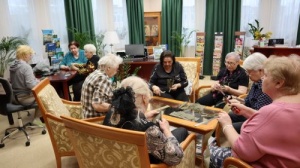 24.03.2024 В пансионате «Никольский парк»  состоялась важная встреча с добровольческим объединением г. Зеленограда «Дела важнее слов». 